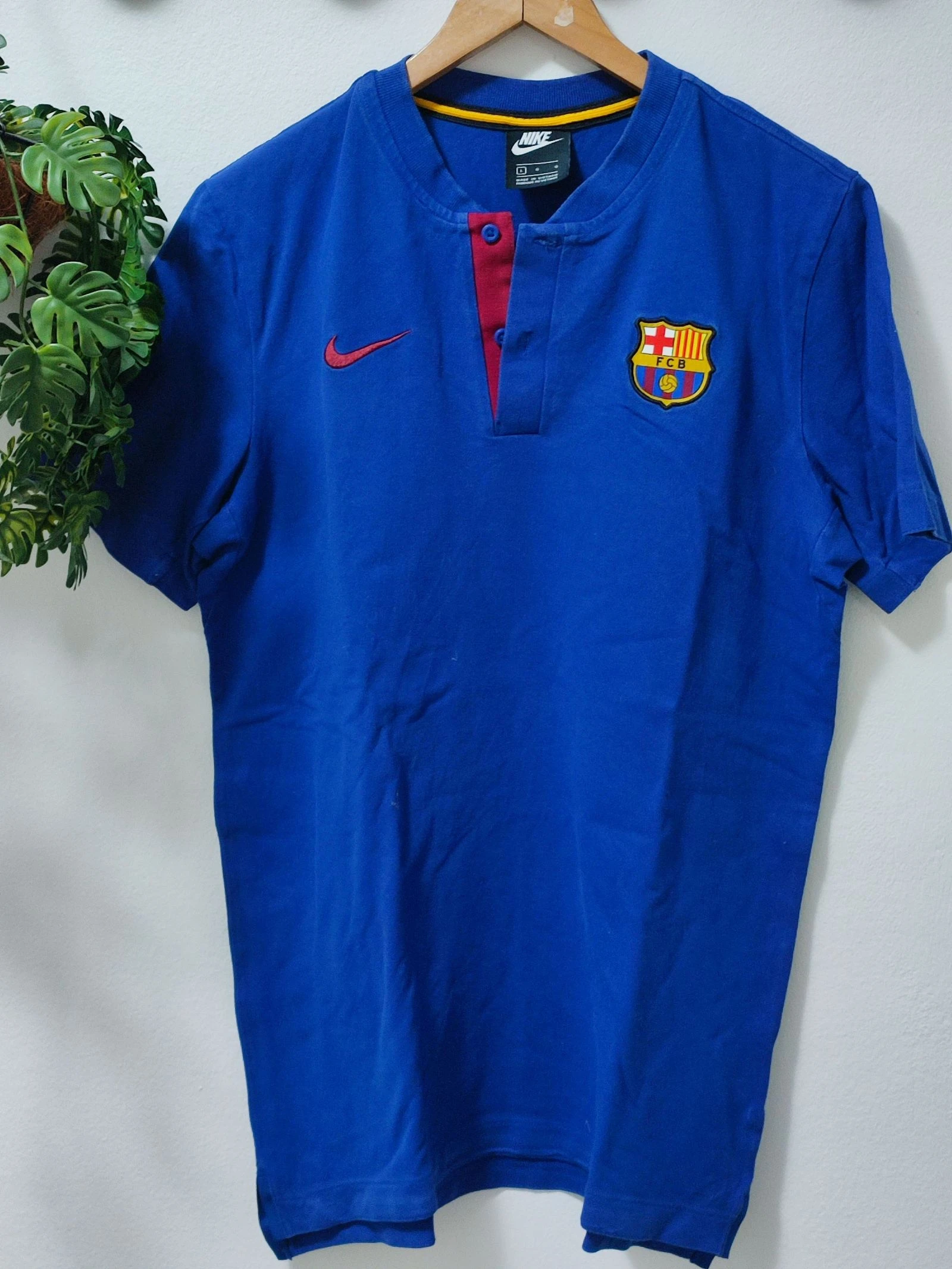 Polo Henley FC Barcelona Nike Oficial - Talla L